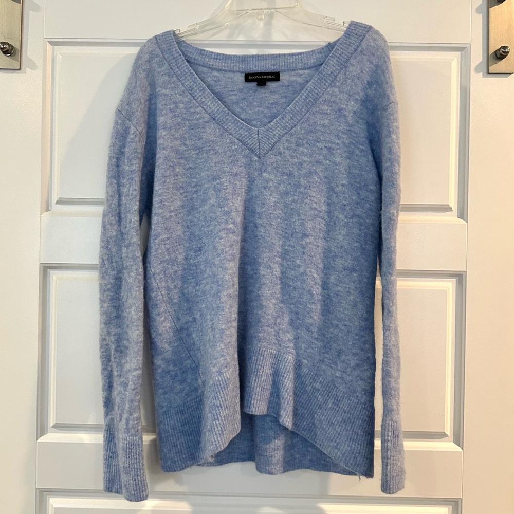 Banana Republic Light Blue Wool Sweater (Size S)